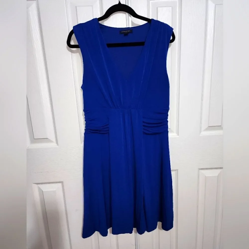 Banana Republic Business Casual Royal Blue Dress, Size L